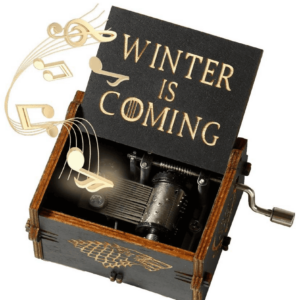 Winter Is Coming Wooden Music Box (BLACK)
